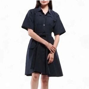 Emma Knudsen Kelsey drop shoulder button shirt dress size M like new condition